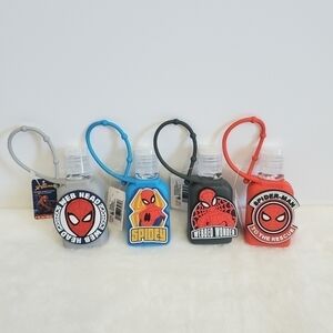 NWT Marvel Spider-Man Hand Sanitizer With Case 4 Piece Gift Set